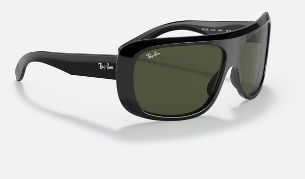 Ray-Ban Acetate Sunglasses Pillow Frame Green Classic G15 RB2196