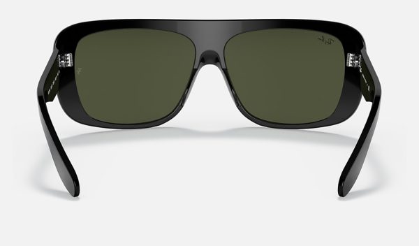 Ray-Ban Acetate Sunglasses Pillow Frame Green Classic G15 RB2196