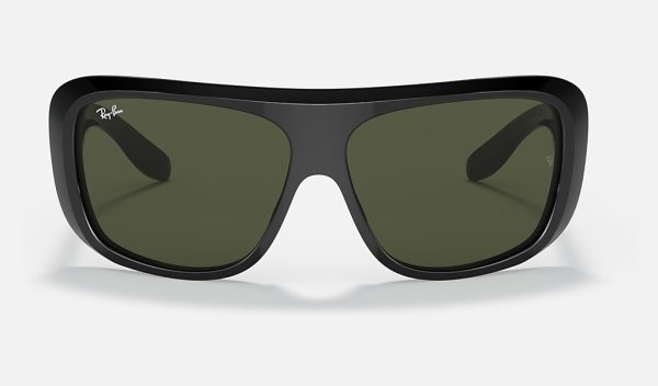 Ray-Ban Acetate Sunglasses Pillow Frame Green Classic G15 RB2196