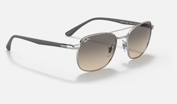 Ray Ban Stories Square Face Sunglasses Metal Elvis Sunglasses Grey Gradient Sunglasses RB3670