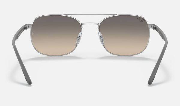 Ray Ban Stories Square Face Sunglasses Metal Elvis Sunglasses Grey Gradient Sunglasses RB3670