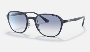 Ray Ban Blue Gradient Sunglasses Square Frame Sunglasses Performance Sunglasses RB4341