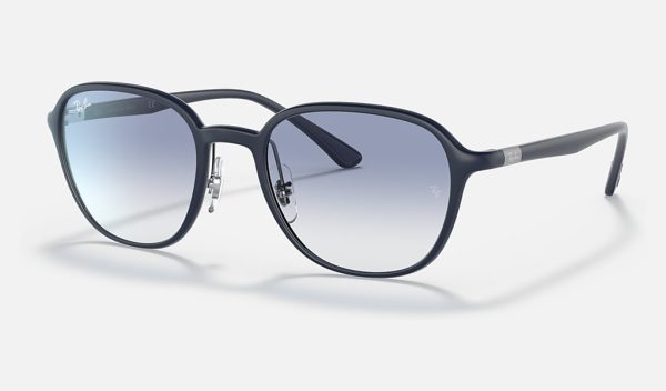 Ray Ban Blue Gradient Sunglasses Square Frame Sunglasses Performance Sunglasses RB4341