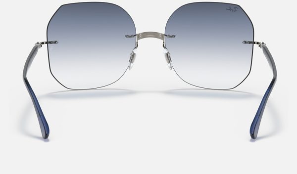 Ray Ban Irregular Sunglasses Titanium Polarized Sunglasses Titanium Sunglasses Brands Ray Ban Blue Gradient Sunglasses RB8067