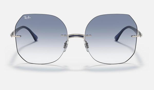 Ray Ban Irregular Sunglasses Titanium Polarized Sunglasses Titanium Sunglasses Brands Ray Ban Blue Gradient Sunglasses RB8067