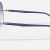 Ray Ban Irregular Sunglasses Titanium Polarized Sunglasses Titanium Sunglasses Brands Ray Ban Blue Gradient Sunglasses RB8067