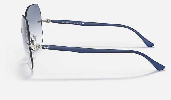 Ray Ban Irregular Sunglasses Titanium Polarized Sunglasses Titanium Sunglasses Brands Ray Ban Blue Gradient Sunglasses RB8067