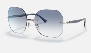 Ray Ban Irregular Sunglasses Titanium Polarized Sunglasses Titanium Sunglasses Brands Ray Ban Blue Gradient Sunglasses RB8067