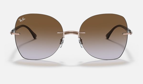 Ray Ban Polarized Gradient Sunglasses Irregular Frame Sunglasses Titanium Sunglasses Brands Titanium Mens Sunglasses RB8066