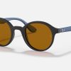 Ray-Ban Sunglasses Childrens Phantos Sunglasses Round Translucent Frame Glasses Playful