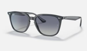 Ray-Ban Propionate Sunglasses Retro Square Sunglasses Gradient Gray Sunglasses RB4362