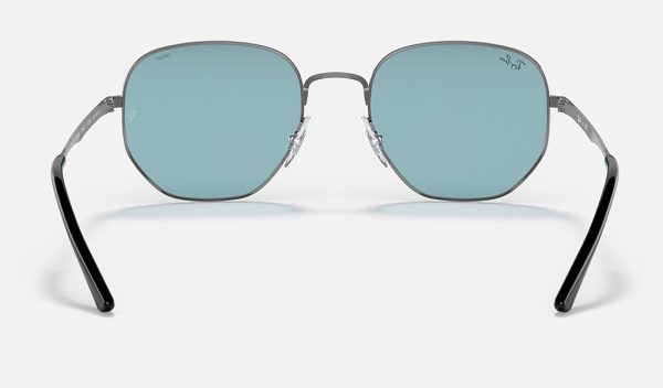 Ray Ban Blue Gradient Sunglasses Irregular Frame Sunglasses Metal Frame Sunglasses Womens RB3682
