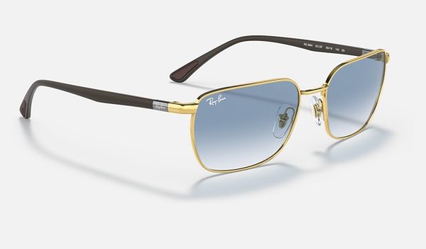 Ray Ban Steel Man Sunglasses Irregular Choice Sunglasses Gradient Blue Sunglasses RB3684