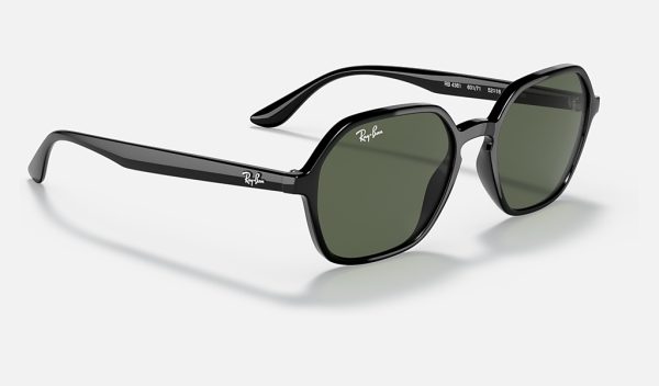 Ray-Ban Injected Sunglasses Irregular Frame Sunglasses Ray Ban Green Classic G 15 RB4361