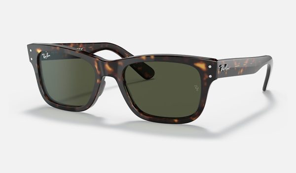 Ray-Ban Rectangle Sunglasses Ray-Ban Acetate Sunglasses Ray Ban Green Classic G 15 RB2283