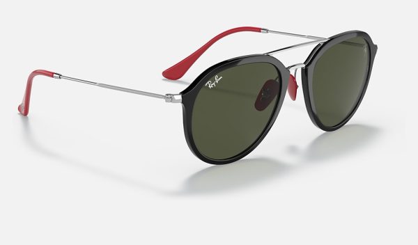 Ray Ban Green Classic G 15 Square Mens Sunglasses Nylon Frame Sunglasses RB4369M