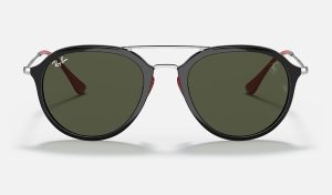 Ray Ban Green Classic G 15 Square Mens Sunglasses Nylon Frame Sunglasses RB4369M