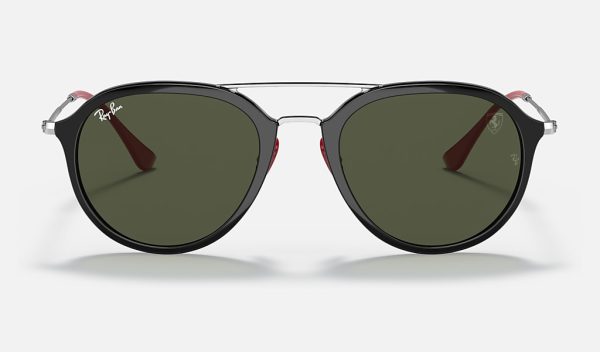 Ray Ban Green Classic G 15 Square Mens Sunglasses Nylon Frame Sunglasses RB4369M