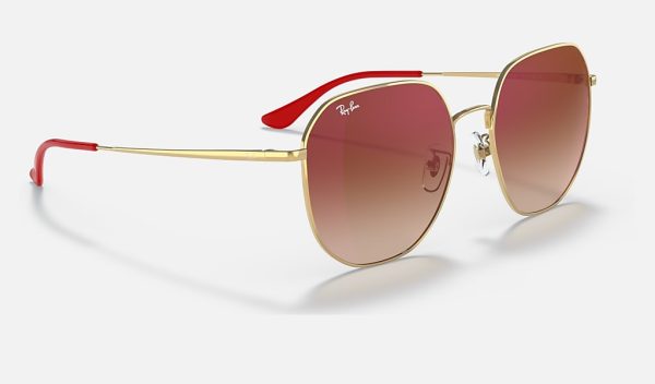 Ray Ban Aviator Mirror Polarized Irregular Frame Sunglasses Mens Metal Sunglasses RB3680D