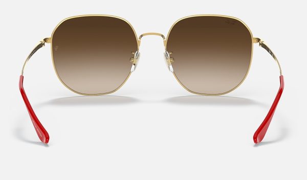 Ray Ban Aviator Mirror Polarized Irregular Frame Sunglasses Mens Metal Sunglasses RB3680D