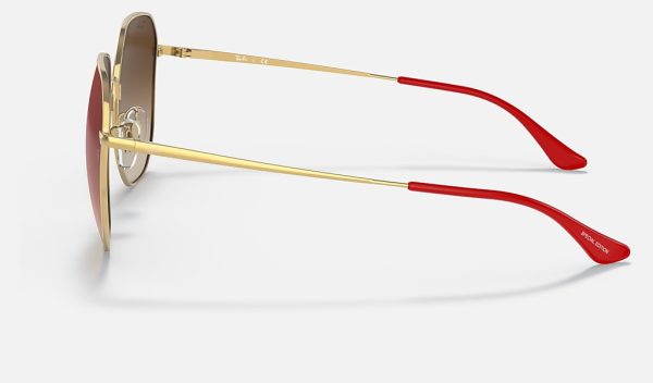 Ray Ban Aviator Mirror Polarized Irregular Frame Sunglasses Mens Metal Sunglasses RB3680D
