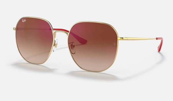 Ray Ban Aviator Mirror Polarized Irregular Frame Sunglasses Mens Metal Sunglasses RB3680D