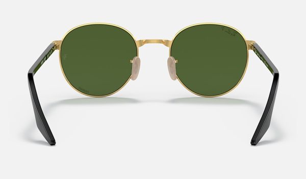 Ray Ban Phantos Sunglasses Phantos Round Sunglasses Metal Sunglasses Womens Ray Ban Chromance Polarized RB3691
