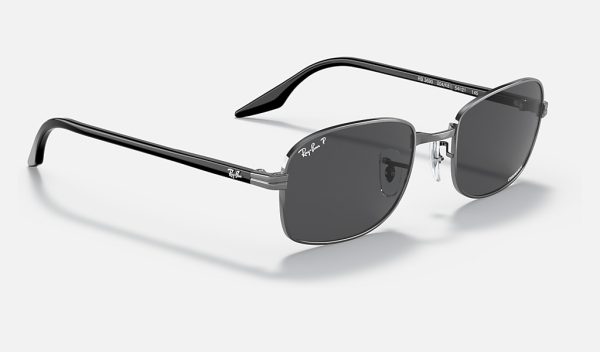 Ray-Ban Metal Sunglasses Pillow Frame Ray Ban Chromance Polarized Solid Sunglasses Lenses RB3690