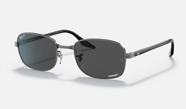 Ray-Ban Metal Sunglasses Pillow Frame Ray Ban Chromance Polarized Solid Sunglasses Lenses RB3690