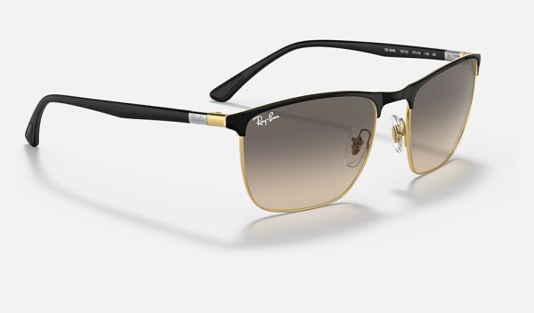Ray Ban Square Polarized Sunglasses Ray Ban Steel Man Sunglasses Gradient Gray Sunglasses RB3686