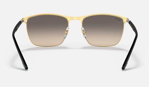 Ray Ban Square Polarized Sunglasses Ray Ban Steel Man Sunglasses Gradient Gray Sunglasses RB3686