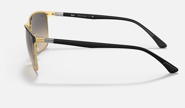 Ray Ban Square Polarized Sunglasses Ray Ban Steel Man Sunglasses Gradient Gray Sunglasses RB3686