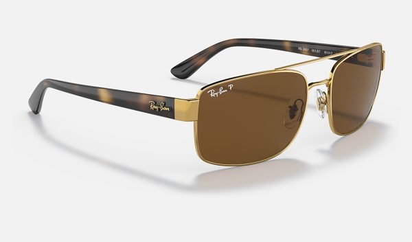 Ray-Ban Metal Sunglasses Pillow Frame Classic Sunglasses Styles RB3687