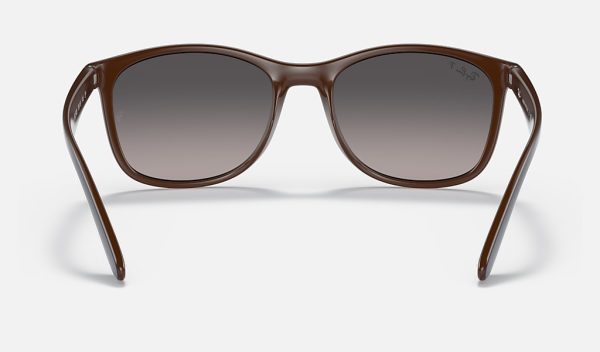 Oversized Square Sunglasses Nylon Frame Sunglasses Oversized Gradient Sunglasses Gradient Gray Sunglasses RB4374