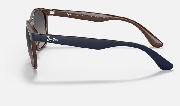 Oversized Square Sunglasses Nylon Frame Sunglasses Oversized Gradient Sunglasses Gradient Gray Sunglasses RB4374