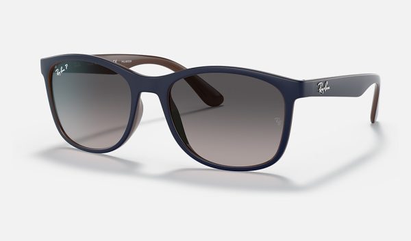 Oversized Square Sunglasses Nylon Frame Sunglasses Oversized Gradient Sunglasses Gradient Gray Sunglasses RB4374