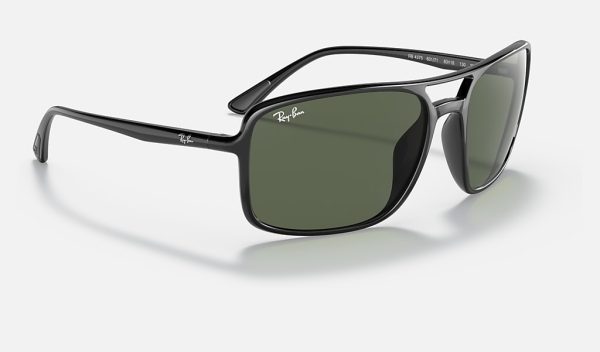 Ray Ban Classic Sunglasses Black Rectangle Sunglasses Metallica Sunglasses RB4375