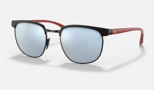 Ray Ban Square 1971 Ray Ban Round Metal Black Ray Ban Silver Mirror Polarized RB3698M
