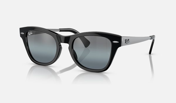 Ray Ban Blue Mirror Sunglasses Square Mens Sunglasses Metal Sunglasses Mens RB0707SM