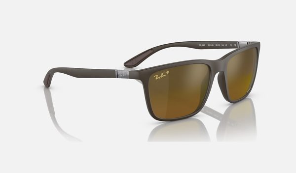 Ray Ban Chromance Sunglasses Rectangle Sunglasses Black Performance Sunglasses RB4385