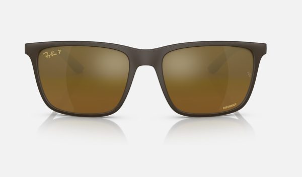 Ray Ban Chromance Sunglasses Rectangle Sunglasses Black Performance Sunglasses RB4385