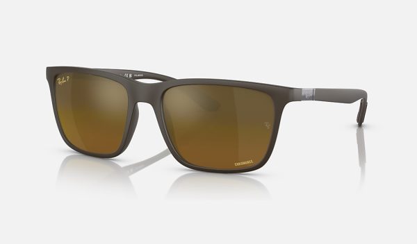 Ray Ban Chromance Sunglasses Rectangle Sunglasses Black Performance Sunglasses RB4385