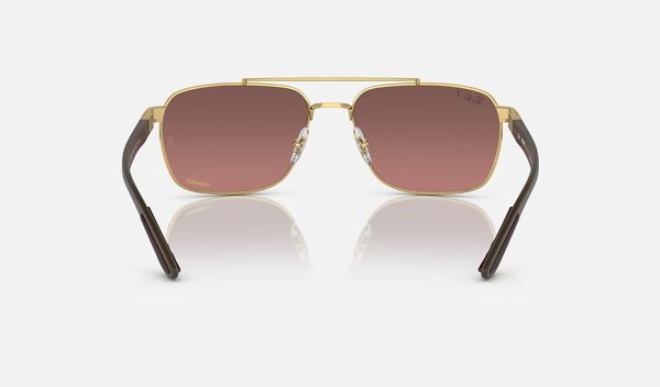 Ray Ban Steel Man Sunglasses Rectangle Shape Sunglasses Ray Ban Chromance Sunglasses RB3701