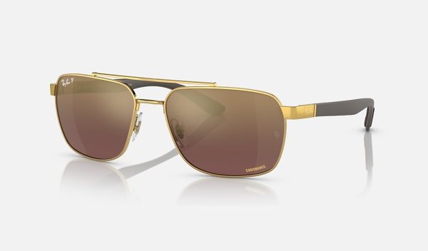 Ray Ban Steel Man Sunglasses Rectangle Shape Sunglasses Ray Ban Chromance Sunglasses RB3701