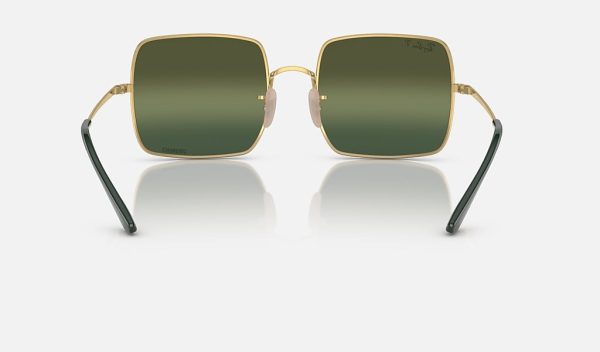 Ray Ban Round Metal Sunglasses Square Frame Sunglasses Chromance Lenses Ray Ban Square 1971 RB1971