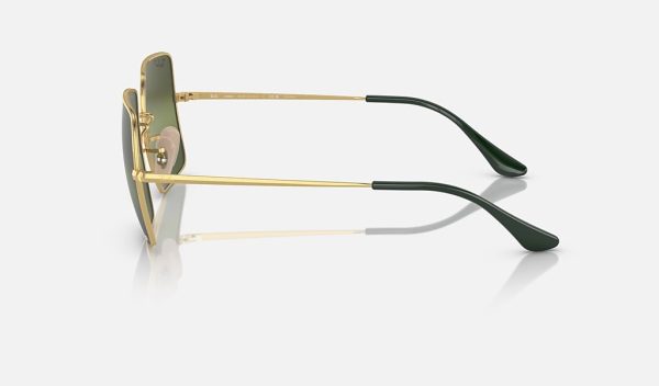 Ray Ban Round Metal Sunglasses Square Frame Sunglasses Chromance Lenses Ray Ban Square 1971 RB1971