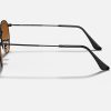 Ray Ban Round Sunglasses Black Ray Ban Blue Mirror Sunglasses ROUND FLASH LENSES GRADIENT