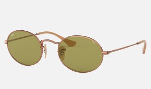 Ray Ban Round Gunmetal Oval Sunglasses Vintage Oval Sunglasses Mens Classic Sunglasses Mens RB3547N
