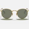 Ray Ban Round Metal Ray Ban G15 Polarized Lens Ray Ban Round Sunglasses Gold RB3447