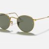 Ray Ban Round Metal Ray Ban G15 Polarized Lens Ray Ban Round Sunglasses Gold RB3447